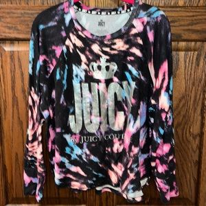 Juicy Couture Black Pink and Blue sweater